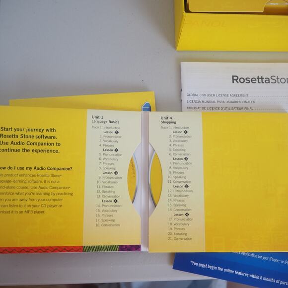 Rosetta Stone French Francais Level 1 Version 4 Learn Language With Headphones - Picture 13 of 16